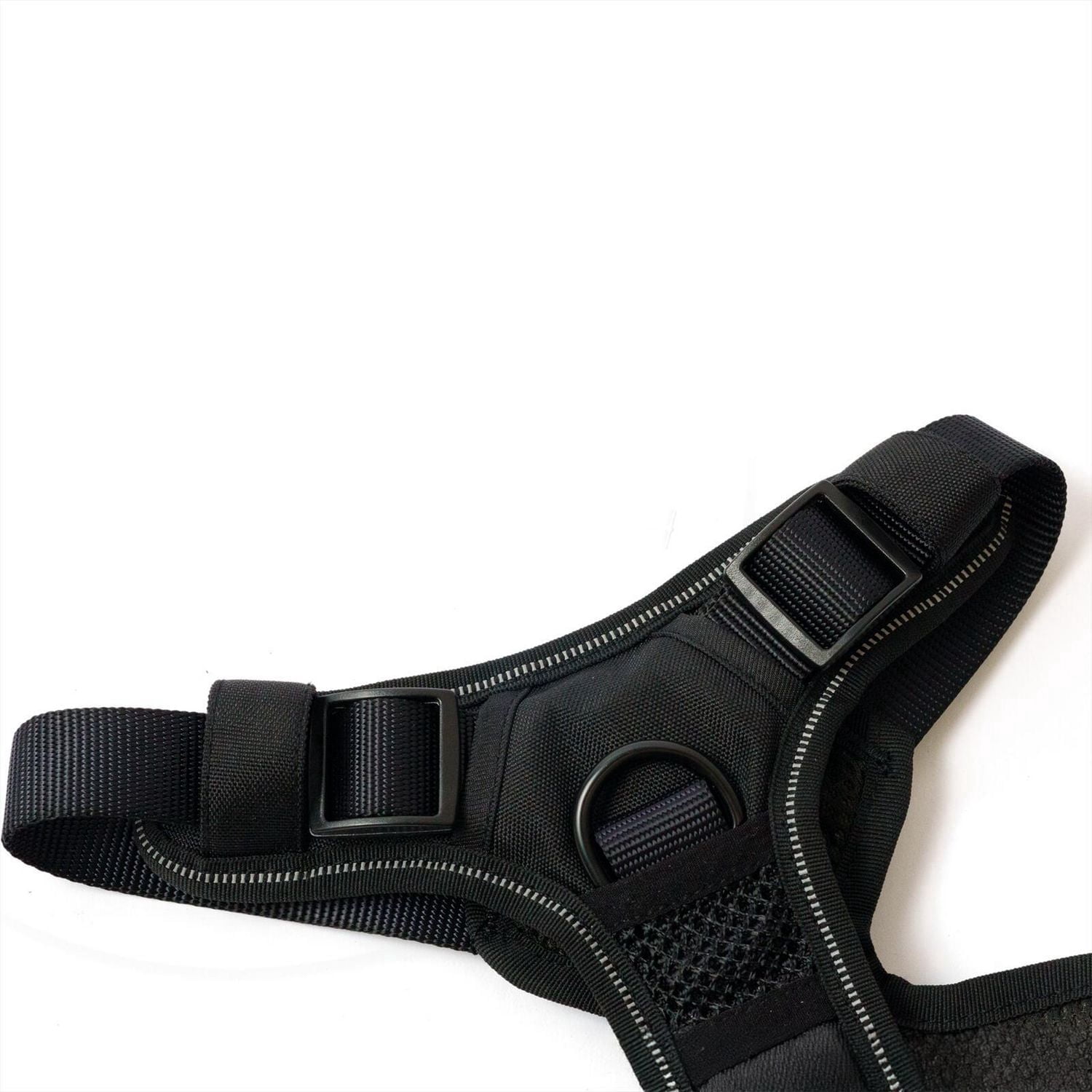 Harnais pour chien One Paw, avec maille collée et coutures réfléchissantes, disponible en plusieurs tailles couleurs.