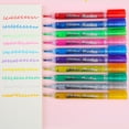 thumbnail image 3 of PEONAVET Double Line Pen Drawing Watercolor Pen Set 10 Colors Marker Washable Painting Pen 5ml, 3 of 9
