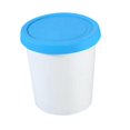 thumbnail image 3 of Tnarru Ice Cream Pint Cup Dessert Container Multifunction Leakproof Clear Freezer Tub Cream Pints Cup Storage Jar for Desserts Soup L, 3 of 8