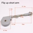 thumbnail image 1 of 1pc Support Rod Household Furniture Hardware Hydraulic Buffer Up-down Support Dressing Table 90°/105° Zinc Alloy Support Rod, 1 of 4
