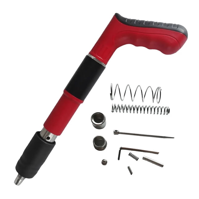 Manual Mini Nail Gun Wall Attachment Steel Nail Gun Metal Machining Rivet Gun Tools Adjustable Wall Attachment High Pressure Nail Gun