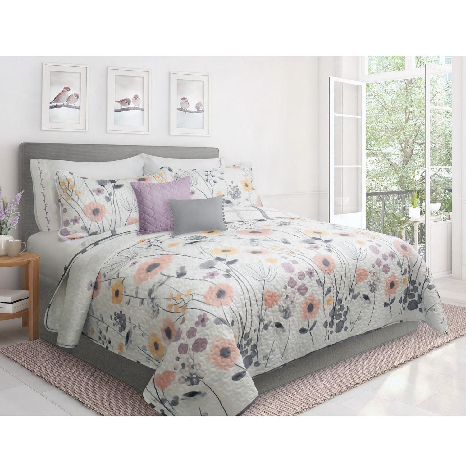 Safdie & Co. Courtepointe 3PC Ens K Mirabelle