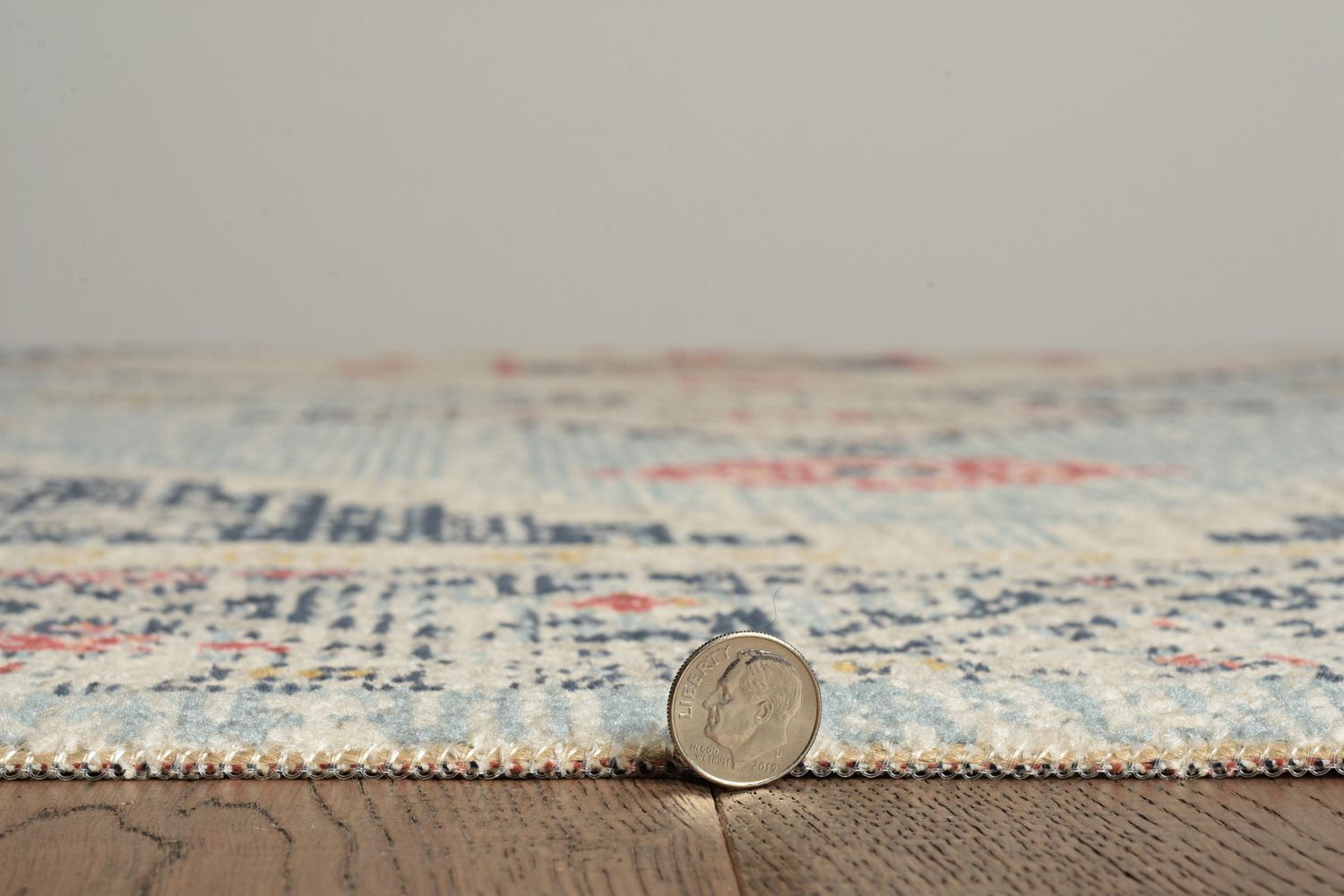 Tapis d'appoint Grand Zéro Lofton ivoire et rouille de 3 pi x 5 pi