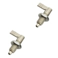 thumbnail image 3 of VONKY Stainless Steel L Type Indexing Plungers Fine Thread Locking Bolts Silver M10-5 2Set, 3 of 6