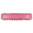 thumbnail image 2 of Leaf Edge Ruffled Table Runner for Coffee Dining Tv Cabinet Home Decor, Pink, JKODE, 2 of 8