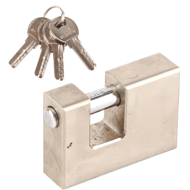 Cadenas,2 Pcs Cadenas Horizontal Cadenas Antivol Cadenas de Sécurité Durabilité Prolongée