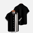 thumbnail image 1 of EGNMCR T-Shirt Décontracté à Manches Courtes Style Hawaïen d'Été pour Homme, 1 of 5