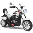 thumbnail image 1 of Costway 3 Wheel Kids Ride On Motorcycle 6V Battery Powered Electric Toy White, 1 of 7