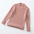 thumbnail image 2 of LOVZFMLL Girl's Sweater, Turtleneck Ribbed Pullover Solid Color, Casual Essential Stretchy Layering Top Fall Clothes Warm Winter Tops Kid Girls Clothes for 7 Years, 2 of 7
