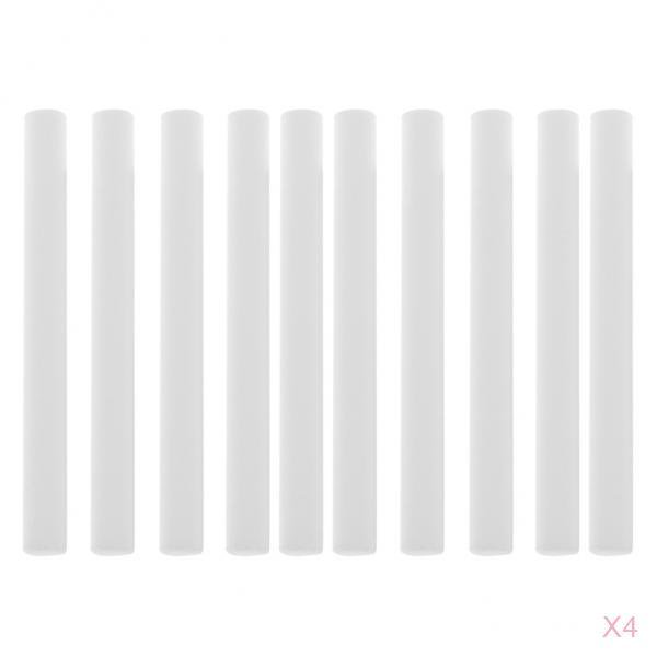 jinwen 40 Pcs Éponges Parfumées en Rotin Recharges de Mèche de Diffuseur