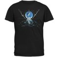 thumbnail image 1 of Grateful Dead - Blue Moon Black Adult T-Shirt, 1 of 1