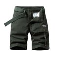thumbnail image 1 of Amzcrzy Mens Shorts Gym Shorts Shorts for Men Men's Plus Size Cargo Shorts Multi-Pockets Relaxed Summer Beach Shorts Pants Gym Shorts for Men Workout Shorts Cargo Shorts for Men Running Shorts Men, 1 of 3