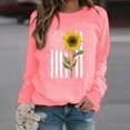 thumbnail image 1 of Hauts Décontractés d'Hiver pour Femmes Manches Longues Chandail en Molleton Imprimé Blouse Tee Pull, 1 of 3