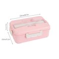 thumbnail image 3 of LSLJS Thermal Insulation Bento Box Tableware Set Portable Lunch Box Student Lunch Box Bento Lunch Boxes, 3 of 3