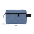 thumbnail image 3 of Rbaofujie Trousse de Toilette de Voyage pour Femmes et Hommes Sac de Rasage Imperméable pour Voyage Sacs de Rangement Pliables avec Poignée Liquidation, 3 of 7