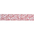thumbnail image 1 of Northlight White and Red Candy Cane Christmas Wired Craft Ribbon 2.5" x 16 Yards, 1 of 3
