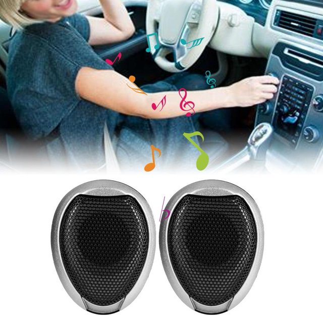 Garosa Haut-Parleur de Voiture Mini 1000W Audio Rond Autocollable Haut-Parleur Automobile avec Colle, Haut-Parleur de Voiture, Haut-Parleur de Voiture Audio