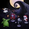 thumbnail image 4 of Disney Tim Burton's The Nightmare Before Christmas Collectible Figure Set, 6 cm Figurines, Kids Ages 3+, 4 of 5