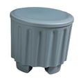 thumbnail image 4 of Lipstore Storage Ottoman Creative Shoe Changing Stool for Bedroom Living Room Balcony Blue, 4 of 8