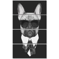 thumbnail image 2 of French Bulldog Fashion Portrait - Animal Canvas Art Print, 2 of 3
