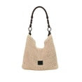 thumbnail image 1 of Woven Openwork Knitted Beach Handbag For Women Large Capacity Sports Bag With Adjustable Shoulder And Underarm Straps, 1 of 6