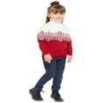 thumbnail image 4 of Christmas Family Matching Sweater Snowflake Turtleneck Long Sleeve Knitted Pullovers, 4 of 5