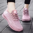 thumbnail image 2 of Espadrilles Femmes Mode Été Automne Dames Plates Légères en Maille Respirante Élastique Chaussures de Course Femmes Rose 39, 2 of 7