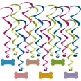 thumbnail image 1 of Beistle 53655 Dog Birthday Whirls Hanging Party Decoration, 1 of 1