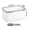 thumbnail image 2 of HCBY Airtight Food Container, Large-capacity yet Space-saving Fridge Organizer, Multi-size Optional Specification, Food-safe Material, Reusable Box for Meal Prep and Picnic Storage, 2 of 5
