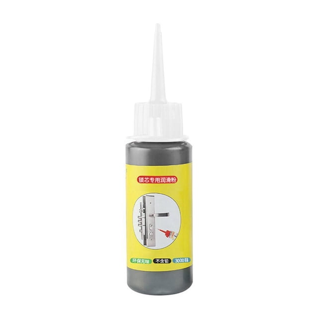 Graphite Powder Lubricant,60ml Graphite Lubricant with Fast-Acting Graphit, Multifunctional Dry Graphite Lubricant,Door Window Lock Lubricant,For Window Keys Door