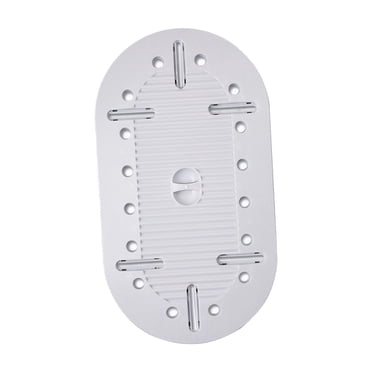 Rongfmy Bathroom Potty Board,Squat Pan Lid,Toilet Potty Squatting Cover Lid,Squat Toilet Oval thickened