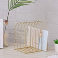 thumbnail image 2 of JilgTeok 3 Packs Wire Magazine Holder for Desk File Organizer, Rustproof Metal Shelf for Office, Home, School Stylish Storage for Newspapers, Folders, Mail, 2 of 5