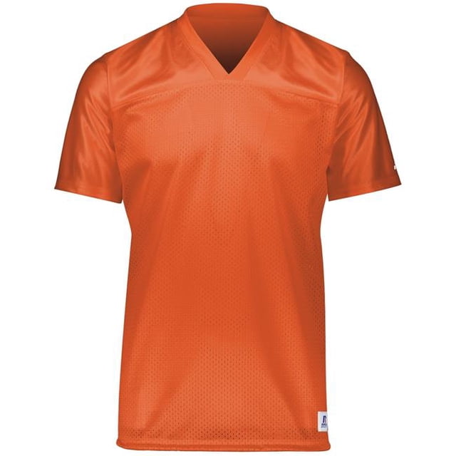 Youth Solid Flag Football Jersey, Burnt Orange - Extra Large