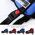 thumbnail image 3 of Corde de Traction Extérieure Réglable pour Animaux de Compagnie Harnais de Poitrine Oxford Non-pull Laisse de Marche Gilet Souple Poignée Rembourrée Accessoires Animaux de Compagnie Fournitures Bleu S, 3 of 8