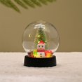 thumbnail image 4 of Christmas Decorations Desktop Ornament Christmas Globe With LED Lights Globe Decor With Santa Christmas Tree & Festive Scenes For Holiday Home Decor Desktop dress up, 4 of 5