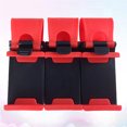 thumbnail image 3 of MasteelfCA 3 Pcs Support Portable Multifonctionnel Réglable Mains Libres pour Volant de Voiture, Montage pour Téléphone Cellulaire, Pince/pince pour Voiture (Rouge), 3 of 8