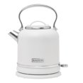 thumbnail image 1 of Haden Chelsea 1.7 Liter Electric Water Kettle with Base, Ivory & Chrome, 1 of 9