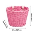 thumbnail image 2 of Handwoven Front Handlebar Storage Rack for Organized Bike Accessory Display and Decoration, 2 of 5
