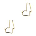 thumbnail image 1 of Baohd Iron Ores Stone Display Stand Desktop Rock Holder Decor Base Home Office Golden S 2Set, 1 of 6