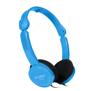 Kids Wired Headphones, Staron Safe Volume Limited 85dB Foldable On-Ear Headphones, Comfortable Children Headset for School Plane Tablet with 3.5mm, Blue