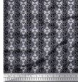 thumbnail image 1 of Soimoi Rayon Crepe Fabric Geometric Block Printed Fabric 1 Yard 46 Inch Wide, 1 of 3