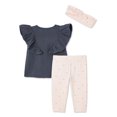 thumbnail image 2 of Ensemble 3 pièces avec tunique George pour bébés filles, 2 of 2