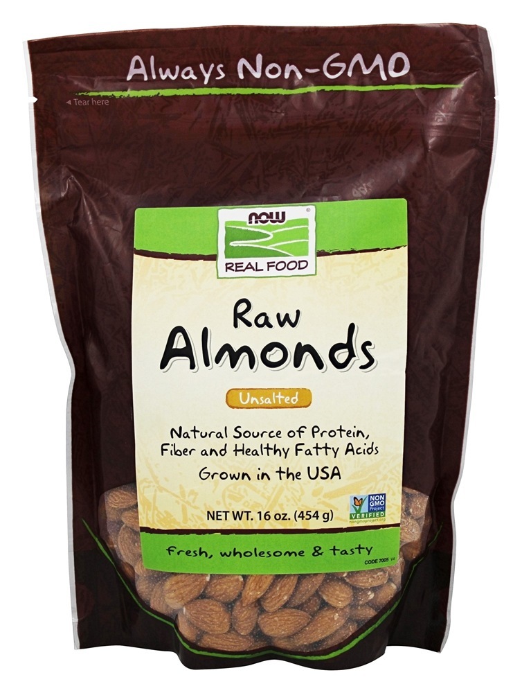 NOW Foods - Amandes Crues Non Salées - 16 oz