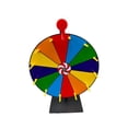 thumbnail image 1 of Prize Colors Wheel Game Durable Iron Fortune Wheel, Tabletop Roulette for Restaurant Stores Carnivals Promotional Activities 30cm 6 Colors, 1 of 8