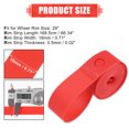 thumbnail image 3 of Unique Bargains 2 Pcs Bande de Jante de Vélo Bicyclette Bande de Jante Ruban Doublure Chambre à Air Bande de Protection Paire Rouge 29 Pouces, 3 of 7