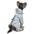 thumbnail image 1 of Waterproof Adjustable Dog Raincoat Reflective Dog Rain Jacket With Hoodie Lightweight Dog Rain Coat Dog Poncho Slicker For Small Medium And Large Dogs L As shown, 1 of 6