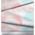 thumbnail image 3 of Soimoi Polyester Crepe Fabric Ombre Tie-Dye Decor Fabric Printed Yard 52 Inch Wide, 3 of 4