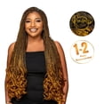 thumbnail image 4 of Lush Hair Curly Braid French Curls 66" Braiding Hair 100% Synthetic Fiber, 5 bundles, Pre-Stretched Braiding Hair, Curly or Wavy Tips, Box Braids, Goddess Braids, Knotless Braids, 320, 4 of 11