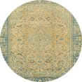 thumbnail image 1 of Ahgly Company Indoor Round Abstract Dark Green Abstract Area Rugs, 8' Round, 1 of 6