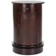 thumbnail image 1 of Hawthorne Collection Wood Oval Cabinet in Dark Cherry, 1 of 1